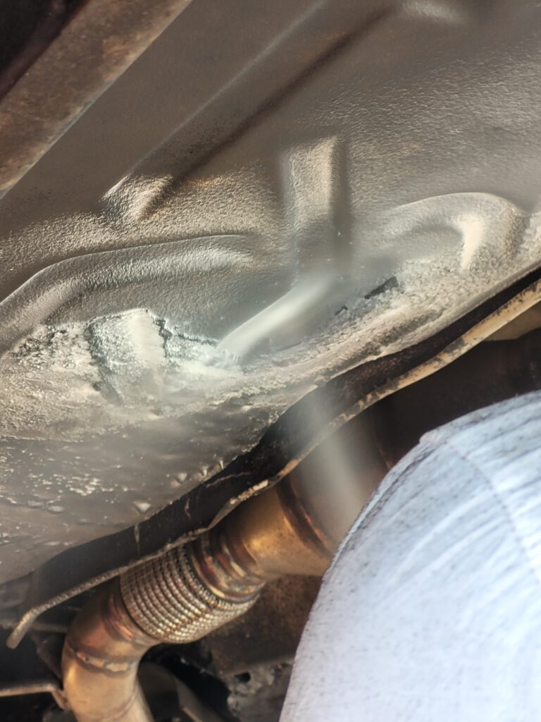 Usuwanie masy bitumicznej suchym lodem